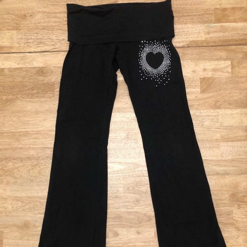 Victoria secret pink logo lounge pants size medium
